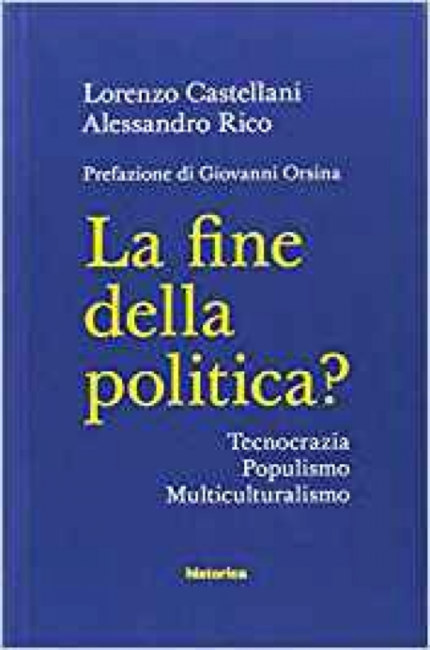 libro la fine politica.jpg